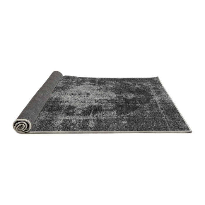 Sideview of Oriental Gray Industrial Rug, urb1741gry