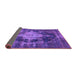 Sideview of Oriental Purple Industrial Rug, urb1741pur