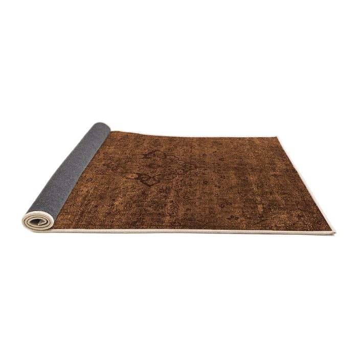 Sideview of Oriental Orange Industrial Rug, urb1742org