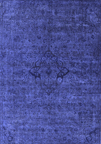 Oriental Blue Industrial Rug, urb1742blu