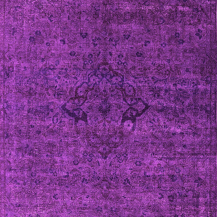 Machine Washable Oriental Pink Industrial Rug, wshurb1742pnk