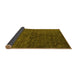 Sideview of Oriental Yellow Industrial Rug, urb1742yw