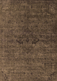 Oriental Brown Industrial Rug, urb1742brn