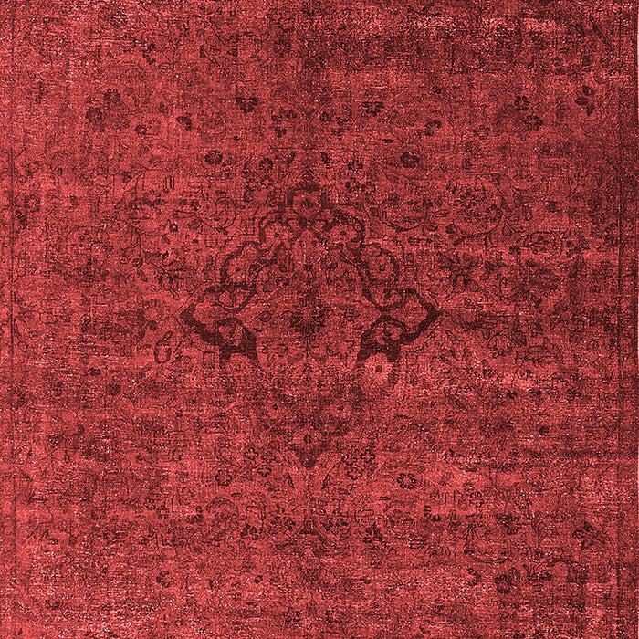 Machine Washable Oriental Red Industrial Rug, wshurb1742red