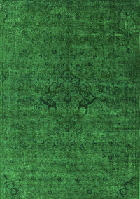 Oriental Green Industrial Rug, urb1742grn