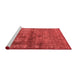 Industrial Red Washable Rugs