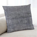 Lifestyle Image of Mid-Century Modern Urban Square Gunmetal Gray Throw Pillow, 18 inch by 18 inch, pwurb1743