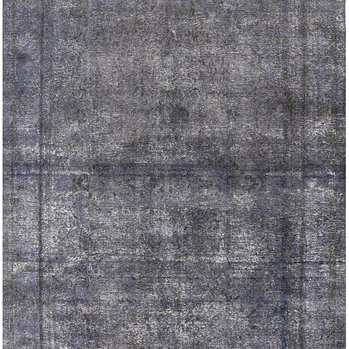 Mid-Century Modern Gunmetal Gray Oriental Rug, urb1743