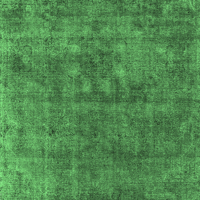 Oriental Emerald Green Industrial Rug, urb1744emgrn