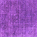 Square Machine Washable Oriental Purple Industrial Area Rugs, wshurb1744pur