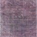 Square Mid-Century Modern Purple Oriental Rug, urb1744