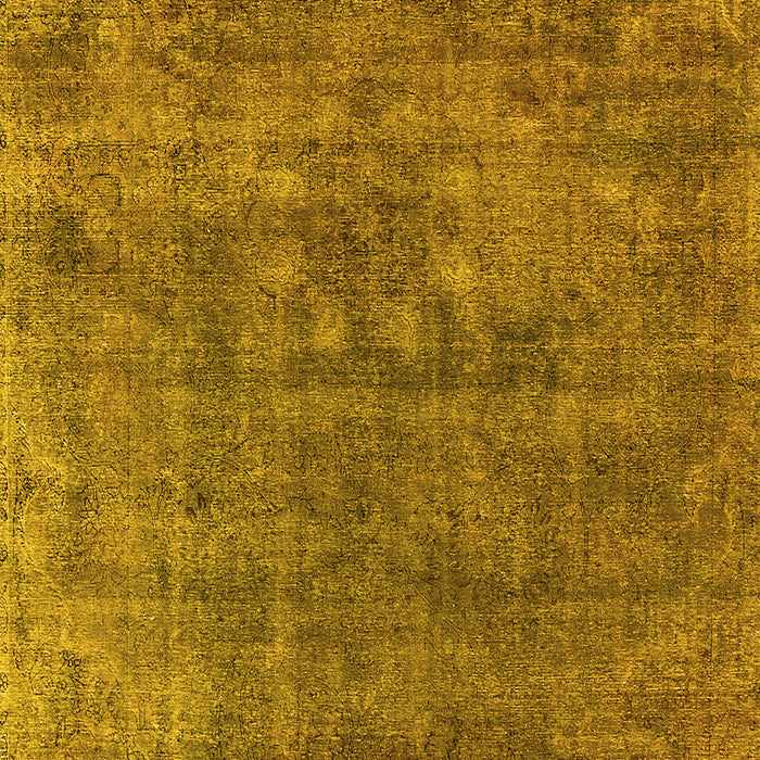 Oriental Yellow Industrial Rug, urb1744yw