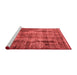 Industrial Red Washable Rugs