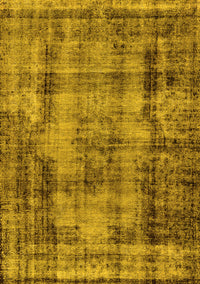 Oriental Yellow Industrial Rug, urb1745yw