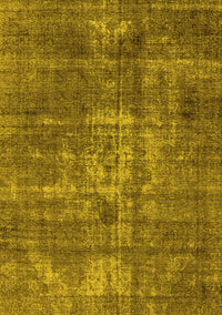 Oriental Yellow Industrial Rug, urb1746yw