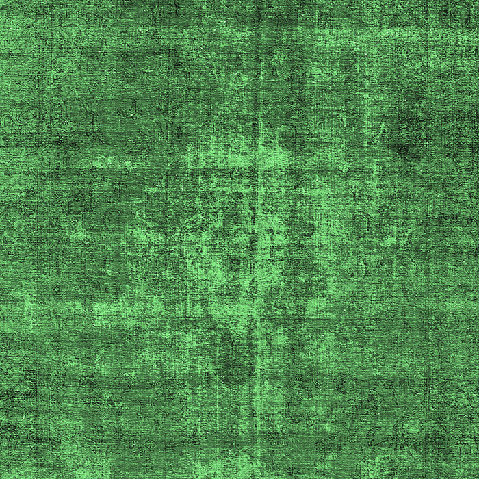 Oriental Emerald Green Industrial Rug, urb1746emgrn