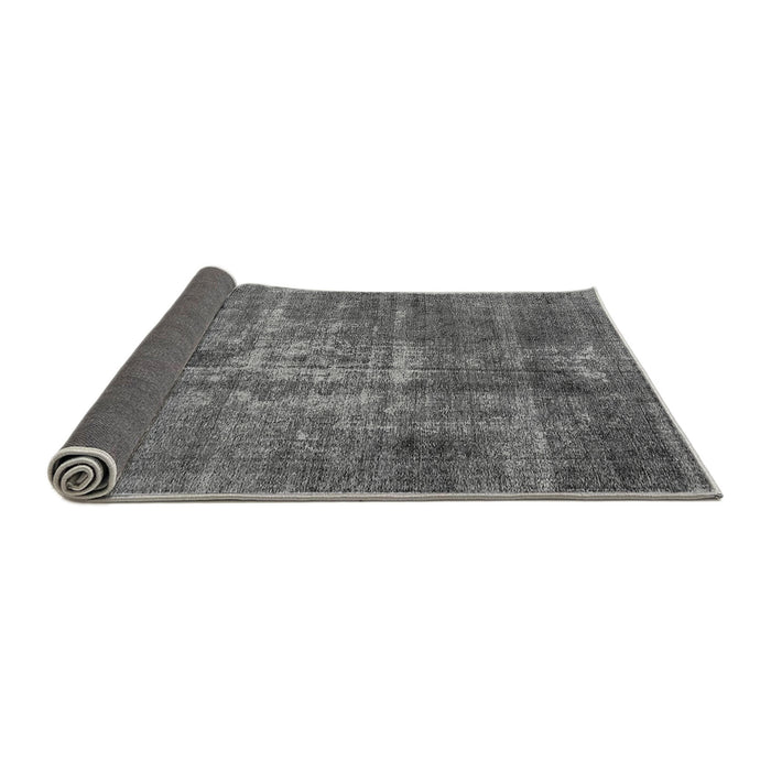 Sideview of Oriental Gray Industrial Rug, urb1746gry