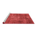 Industrial Red Washable Rugs