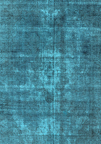 Oriental Light Blue Industrial Rug, urb1746lblu