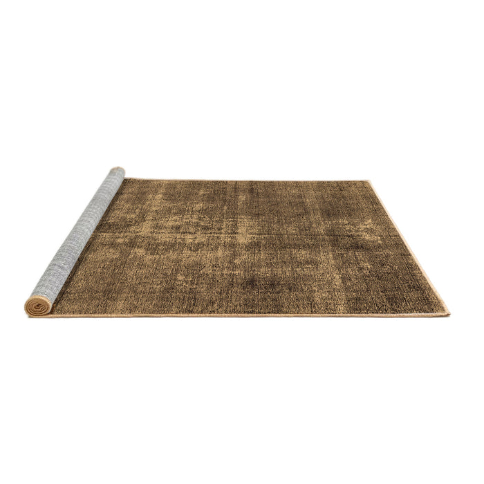 Sideview of Machine Washable Oriental Brown Industrial Rug, wshurb1746brn