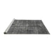 Sideview of Machine Washable Oriental Gray Industrial Rug, wshurb1746gry