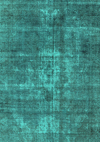 Oriental Turquoise Industrial Rug, urb1746turq