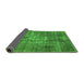 Sideview of Oriental Green Industrial Rug, urb1746grn