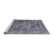 Sideview of Machine Washable Industrial Modern Grape Purple Rug, wshurb1747