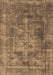 Oriental Brown Industrial Rug, urb1747brn