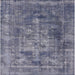 Square Mid-Century Modern Purple Oriental Rug, urb1747