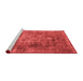 Industrial Red Washable Rugs