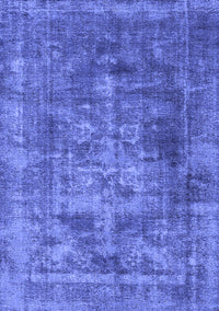 Oriental Blue Industrial Rug, urb1747blu