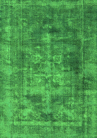 Oriental Green Industrial Rug, urb1747grn