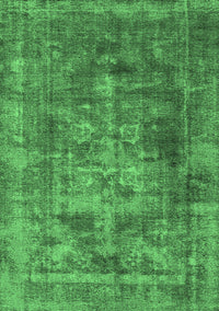 Oriental Emerald Green Industrial Rug, urb1747emgrn