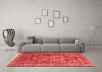 Machine Washable Oriental Red Industrial Rug, wshurb1747red