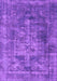 Machine Washable Oriental Purple Industrial Area Rugs, wshurb1747pur