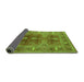 Sideview of Oriental Green Industrial Rug, urb1748grn