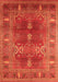 Machine Washable Oriental Orange Industrial Area Rugs, wshurb1748org