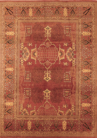 Oriental Brown Industrial Rug, urb1748brn