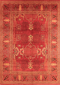 Oriental Orange Industrial Rug, urb1748org