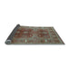 Sideview of Oriental Light Blue Industrial Rug, urb1748lblu