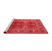 Industrial Red Washable Rugs