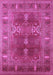 Machine Washable Oriental Purple Industrial Area Rugs, wshurb1748pur