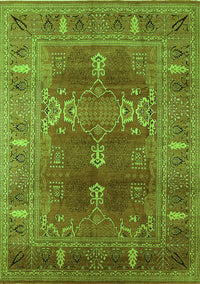 Oriental Green Industrial Rug, urb1748grn