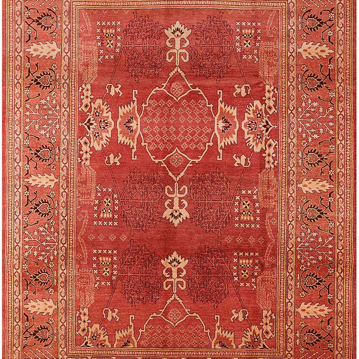 Mid-Century Modern Red Oriental Rug, urb1748