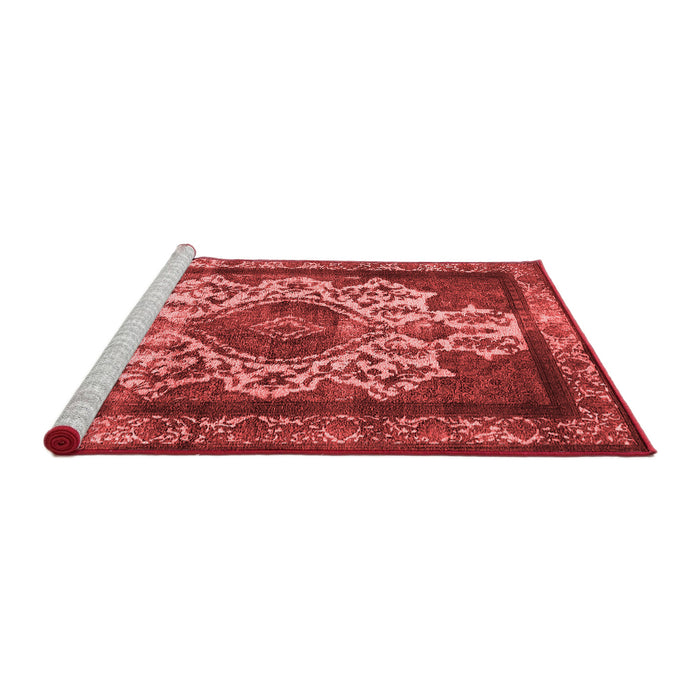 Industrial Red Washable Rugs