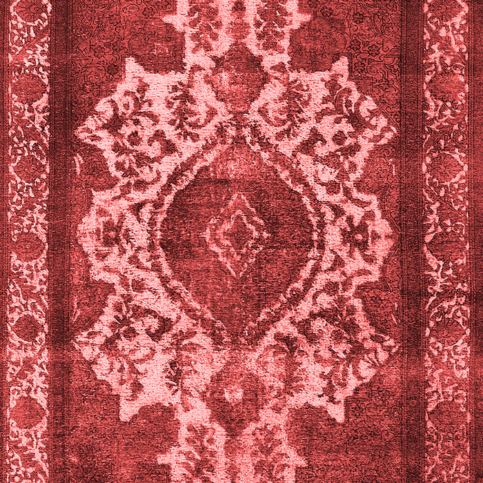 Machine Washable Oriental Red Industrial Rug, wshurb1749red