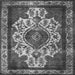 Square Oriental Gray Industrial Rug, urb1749gry