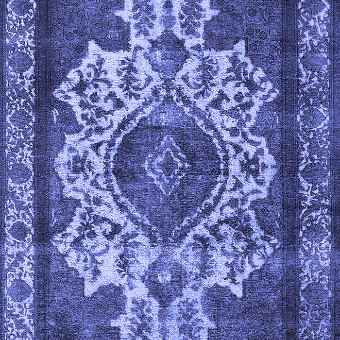 Oriental Blue Industrial Rug, urb1749blu