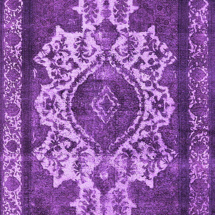 Machine Washable Oriental Purple Industrial Area Rugs, wshurb1749pur